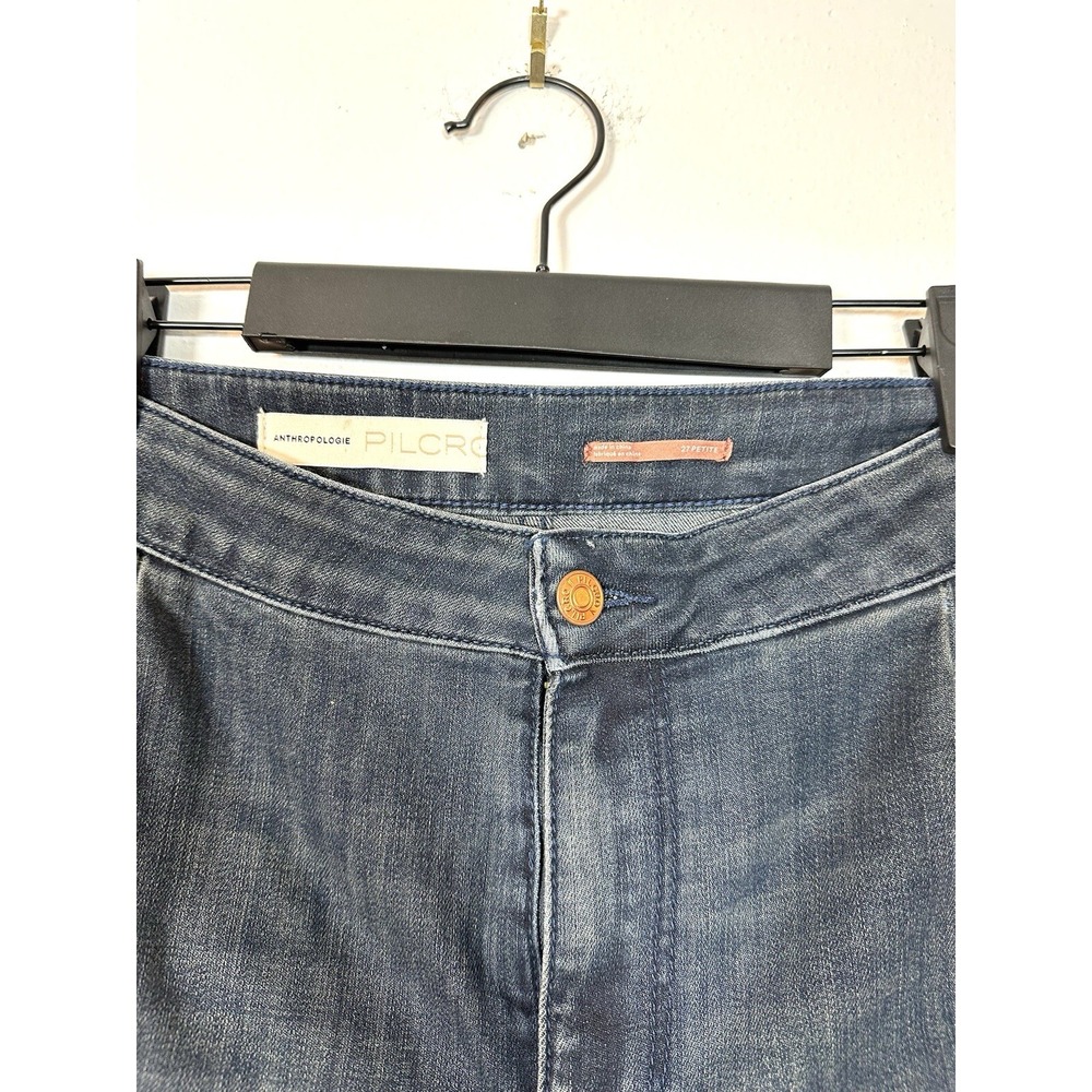 Anthropologie Dark Wash Ankle Jeans - Picture 8 of 14
